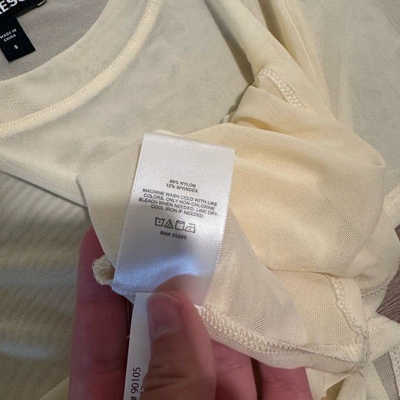 Express Juniors Nylon See Through Top Size Small - Picture 6 of 6
